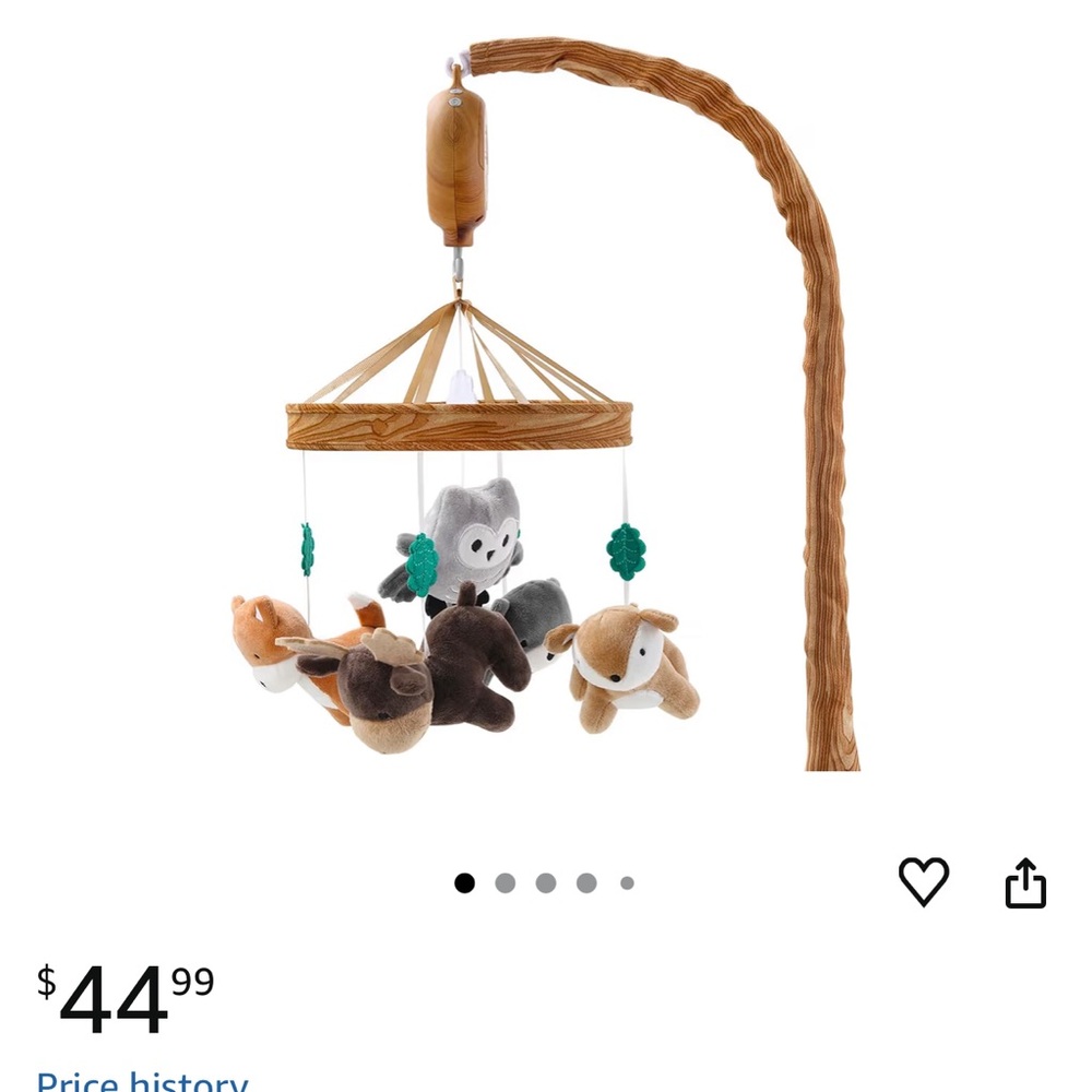 Woodland Animal Baby Mobile